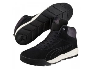 Chaussure Puma Desierto Sneaker Noir-Whisper Blanche Homme Baskets 361220_04
