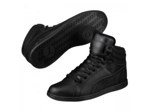 Chaussure Puma IKAZ Midv2 Noir-Noir Femme Baskets 363713_02