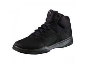 Puma Rebound Street Evo Baskets Chaussure Homme Noir-Noir 361171_05