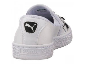 Blanche-Blanche Puma Slip-on Cut-out Femme Baskets Chaussure 362670_02