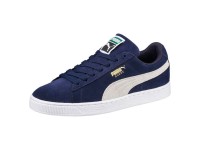 Peacoat-Blanche Puma Suede Classic+ Homme Baskets Chaussure 356568_51