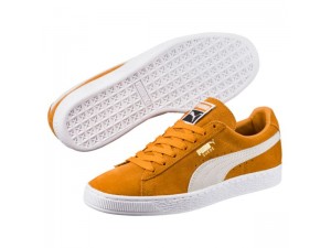 Inca Gold-Blanche Puma Suede Classic+ Homme Baskets Chaussure 363242_23