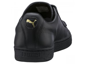 Homme Puma Wrap Perf Baskets Chaussure Noir-Noir 365034_01