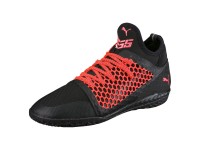Chaussure Puma 365 IGNITE NETFIT CT Court Homme Football Noir-Fiery Coral 104473_09