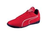 Chaussure Puma 365 CT Court Homme Football Fiery Coral Blanche-Toreador 103992_05