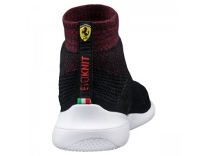 Homme Ferrari Evo Cat Sock Chaussure Puma Motorsport Noir-Rosso Corsa Blanche 306043_02