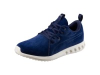 Chaussure Puma Carson 2 Moulded Suede Homme (190589_04) Bleu Depths-Whisper Blanche