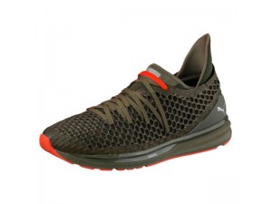 Puma IGNITE Limitless NETFIT Homme Chaussure de Course Olive Night-Cherry Tomato 189983_03