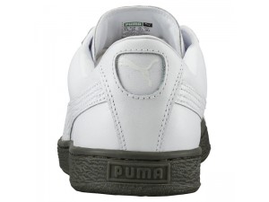Blanche-Silver Chaussure Puma Classic RT Homme Baskets 365616_01