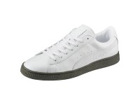 Blanche-Silver Chaussure Puma Classic RT Homme Baskets 365616_01