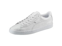 Blanche-Silver Chaussure Puma Classic OSR Homme Baskets 365619_01