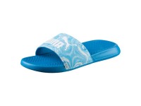 Puma Popcat Marble Slide Sandales Chaussure Bleu DANUBE-Blanche Homme 362459_01